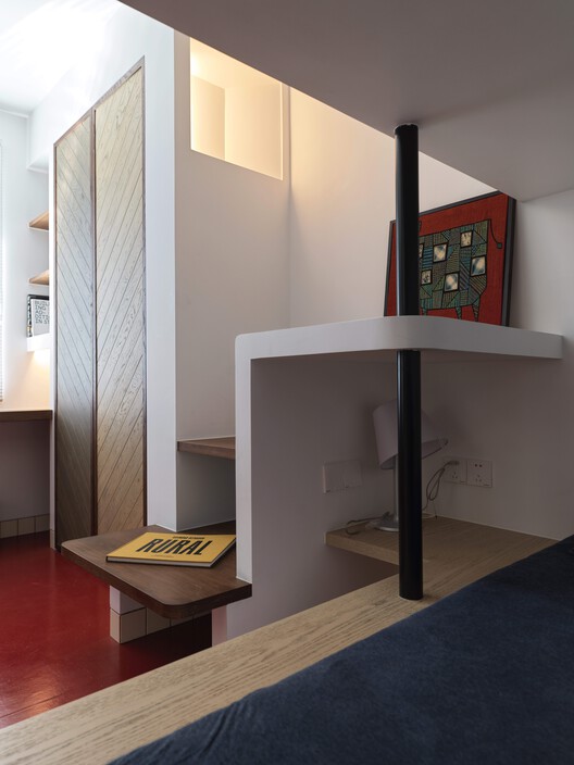 吴先生家 / 金秋野建筑工作室 - 室内图, 木头, 楼梯