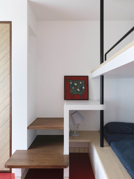 吴先生家 / 金秋野建筑工作室 - 室内图, 木头, 楼梯