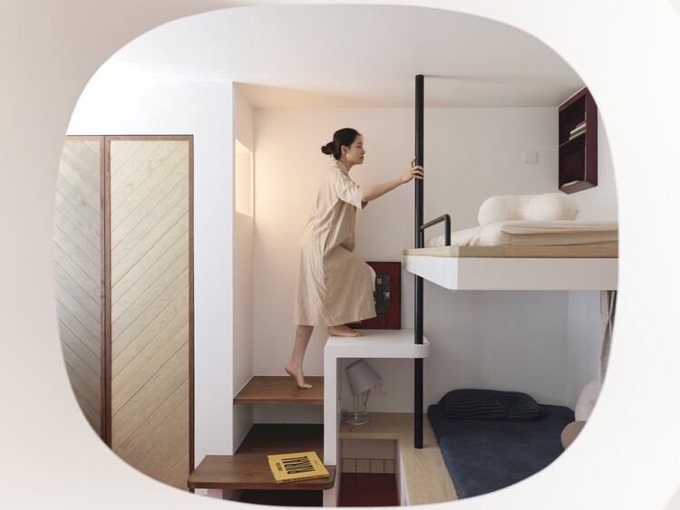 吴先生家 / 金秋野建筑工作室 - 室内图, 木头, 卧室, 床, 灯