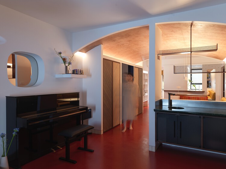 吴先生家 / 金秋野建筑工作室 - 室内图, 厨房, 灯, 椅子