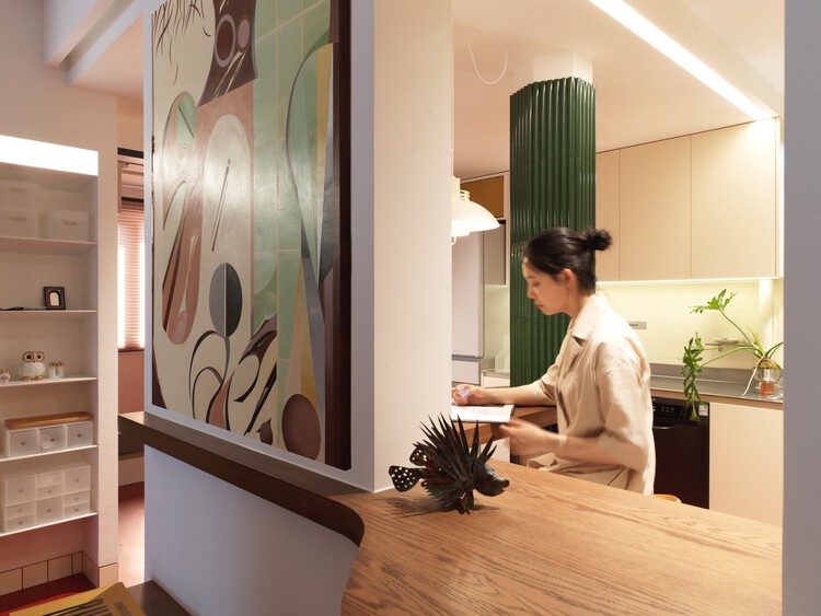 吴先生家 / 金秋野建筑工作室 - 室内图, 灯, 椅子