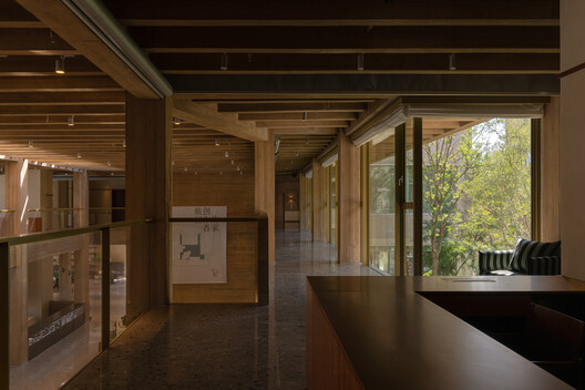 Youyi Bay Community, Mi Casa Su Casa Club Hotel, and Juanzong Apartment / genarchitects - Interior Photography, Wood, Glass, Beam