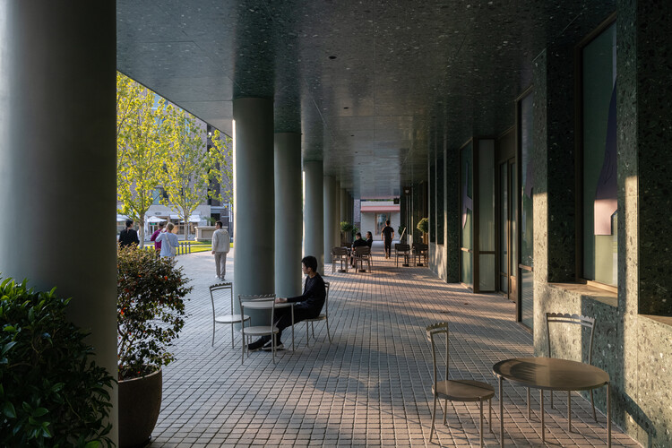 友谊湾社区，友谊之家俱乐部酒店及卷宗公寓 / 亘建筑事务所 - 建筑图, 具体的, 柱