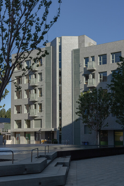 Youyi Bay Community, Mi Casa Su Casa Club Hotel, and Juanzong Apartment / genarchitects - Exterior Photography, Facade, Concrete