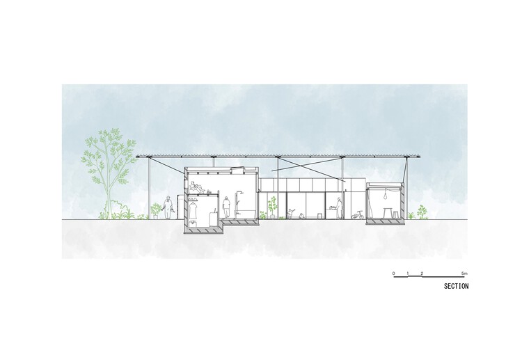 Casa do Telhado / Tamada & Wakimoto Architects - Imagem 18 de 19