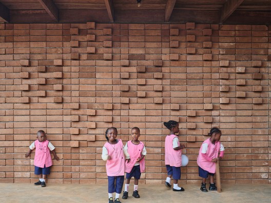 African Flow Kindergarten / Urbanitree - Interior Photography, Brick