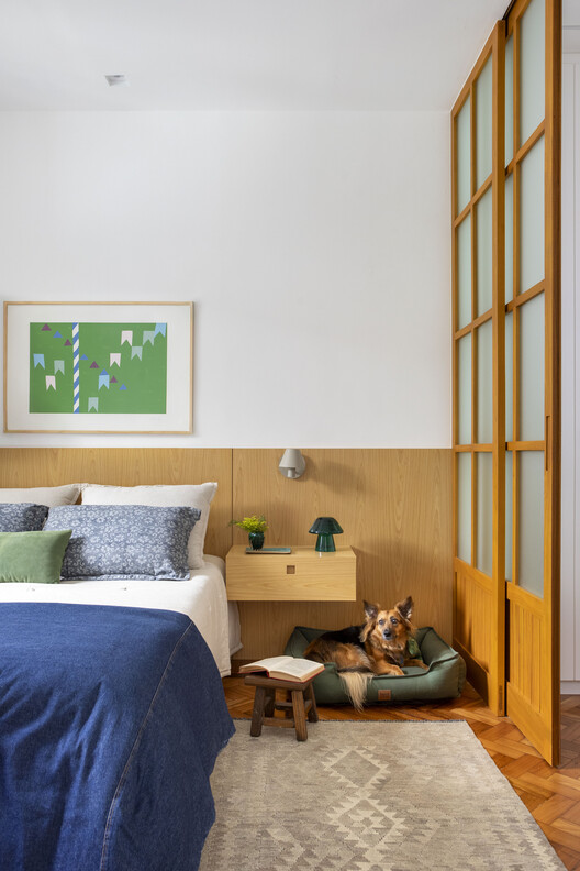 Casa da Vila / StudioDuas Arquitetura - Fotografia de Interiores, Dormitório, Madeira, Iluminação, Cama