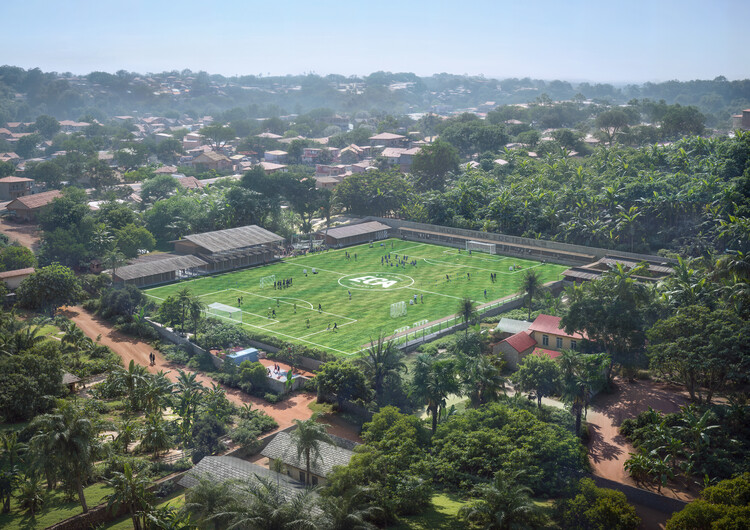 Henning Larsen Designs Rammed Earth Campus for Youth Academy in Uganda - Image 1 of 6