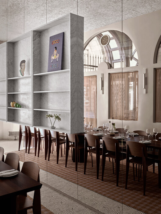 Misshumasshu Restaurant / Maja Bernvill - Interior Photography, Dining room, Table, Chair, Glass