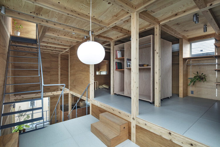 茅崎之家 / Tamada & Wakimoto Architects - 室内图, 木头, 梁