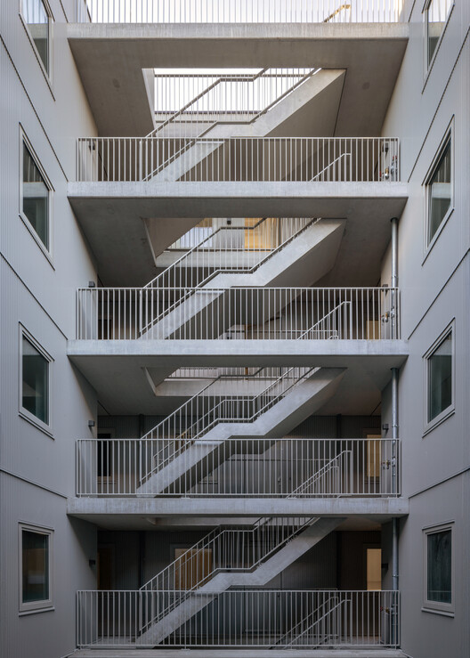 Houtrak Apartments / Workshop Architecten + Marcel Lok Architect - Interior Photography, Stairs, Wood, Handrail