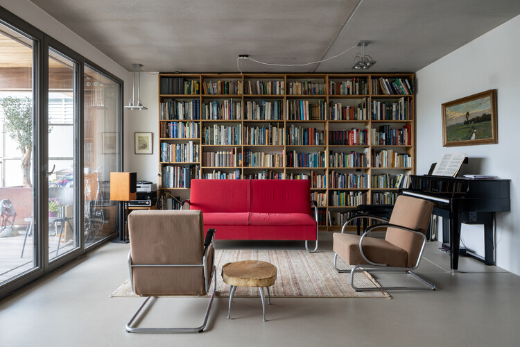 豪特拉克公寓 / Workshop Architecten + Marcel Lok Architect - 室内图, 隔断, 沙发, 椅子, 灯, 桌子