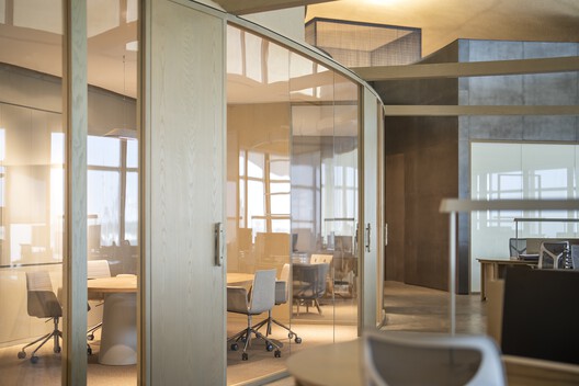 AD Government Office / Agata Kurzela Studio - Interior Photography, Wood, Chair, Table, Glass