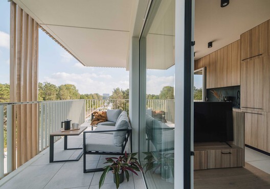 Baltycki Apartments / Maxberg - Interior Photography, Balcony