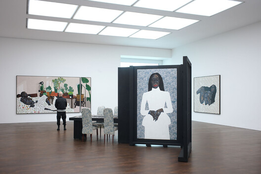 Awulai Ashia & Nkyinkyim Exhibition at Gagosian / DeRoche Projects - Interior Photography