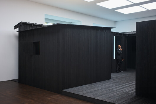 Awulai Ashia & Nkyinkyim Exhibition at Gagosian / DeRoche Projects - Interior Photography, Wood