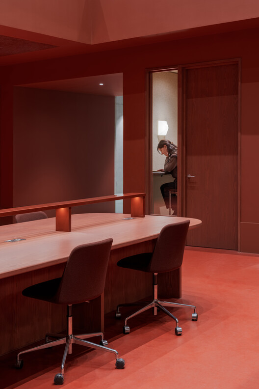 The Jellicoe Workspace / Universal Design Studio - Interior Photography, Wood, Chair