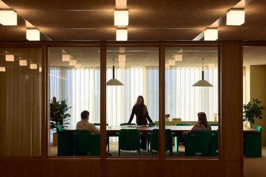 The Jellicoe Workspace / Universal Design Studio - Interior Photography, Chair, Glass