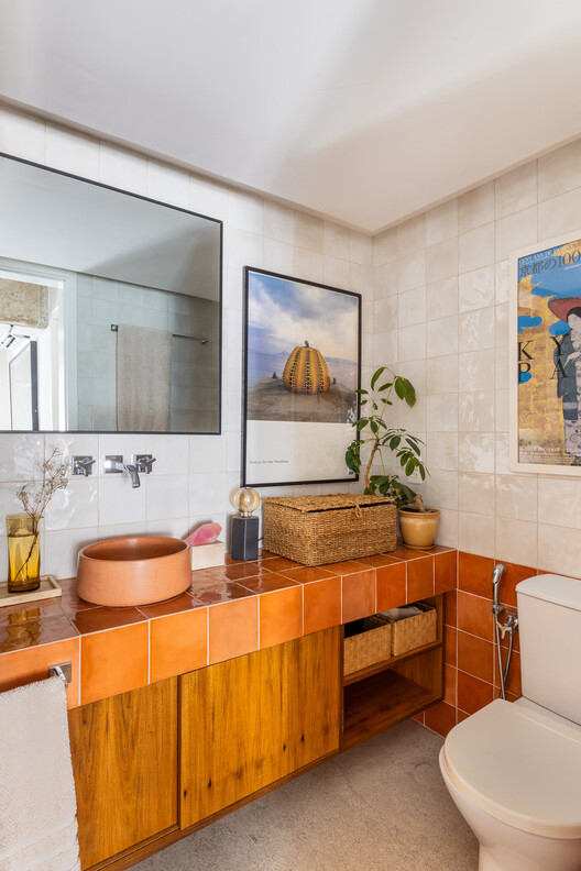 Apartamento WT / FJ55 Arquitetos - Fotografia de Interiores, Banheiro, Pia, Bancada, Iluminação