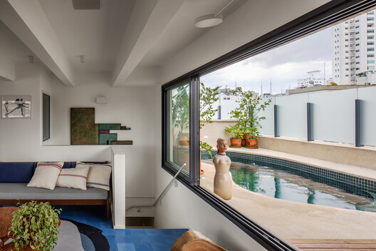 Apartamento Batataes / Ana Sawaia Arquitetura + Paulo Alves Apartamento Batataes / Ana Sawaia Arquitetura + Paulo Alves - Fotografia de Interiores, Vidro, Dormitório