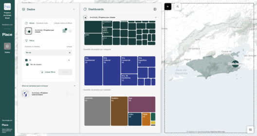 PLACE lança mapa interativo com todos os projetos do ArchDaily Brasil - Imagem 2 de 5