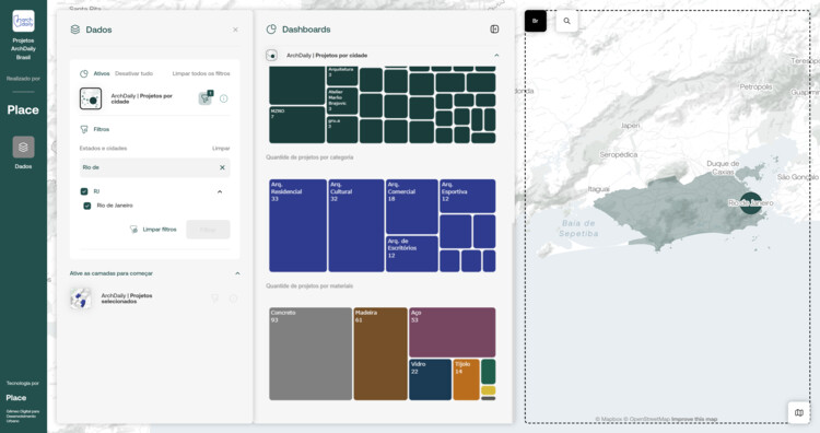 PLACE lança mapa interativo com todos os projetos do ArchDaily Brasil - Imagem 2 de 5