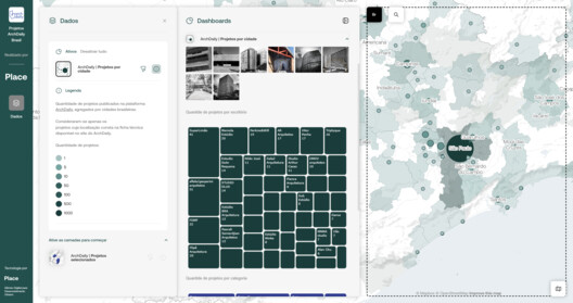 PLACE lança mapa interativo com todos os projetos do ArchDaily Brasil - Imagem 3 de 5