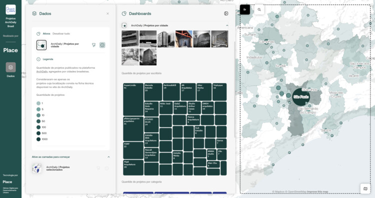 PLACE lança mapa interativo com todos os projetos do ArchDaily Brasil - Imagem 3 de 5