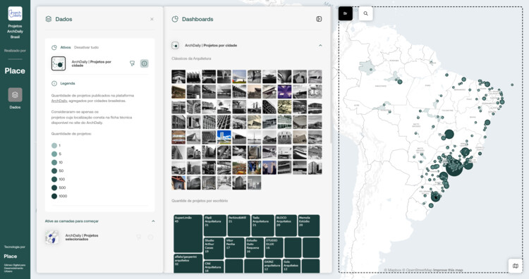 PLACE lança mapa interativo com todos os projetos do ArchDaily Brasil - Imagem 4 de 5