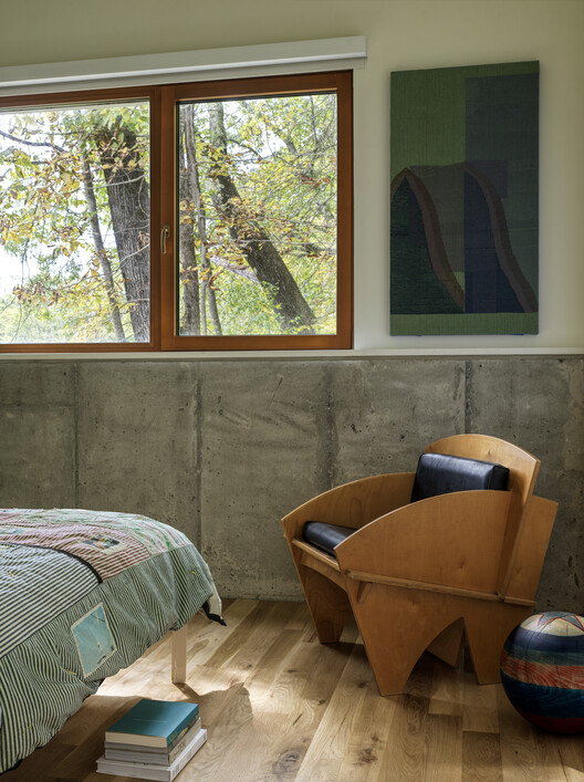 Germantown Artist Studio and Home / B—KD - Interior Photography, Bedroom, Wood, Chair