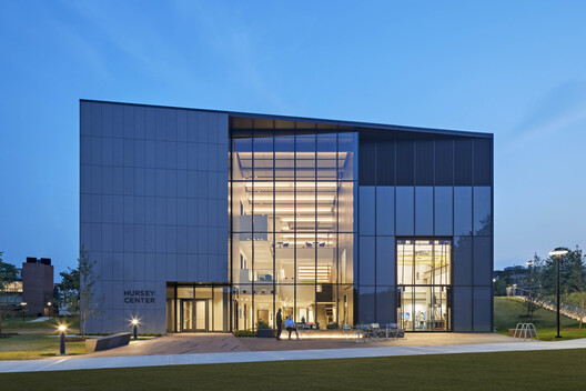Hursey Center at University of Hartford / Payette - Exterior Photography, Facade, Glass