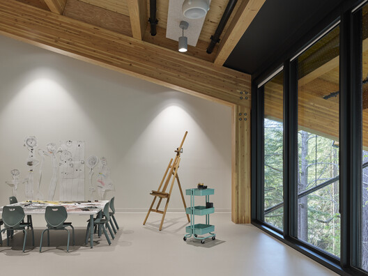 Capilano University Fulmer Family Center for Childhood Studies / Public Architecture + Design  - Interior Photography, Wood, Glass