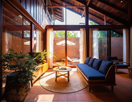 Athita Pool Villa and Spa / Studio Miti - Interior Photography, Living Room, Wood
