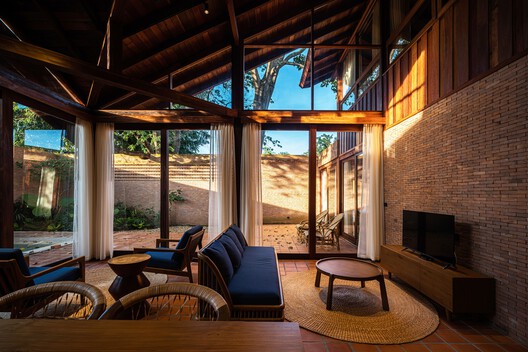 Athita Pool Villa and Spa / Studio Miti - Interior Photography, Living Room, Wood, Beam