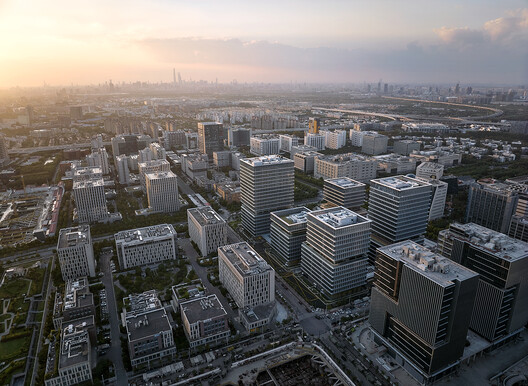 上海张江信息技术产业平台创芯天地 / 致正建筑工作室 - 建筑图, 鸟瞰图