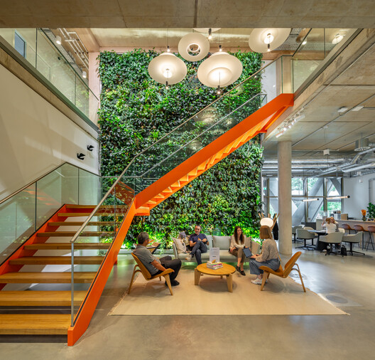The Cradle Office Building / HPP Architects - Interior Photography, Stairs, Chair