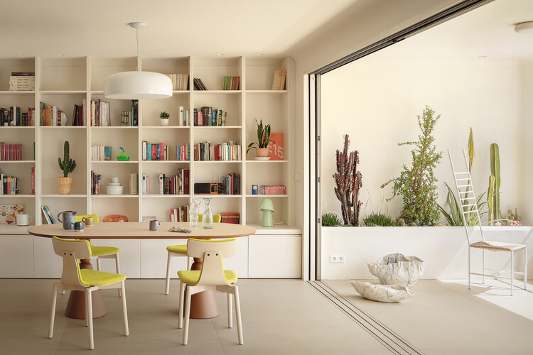 Módulo Hábitat / MEII ESTUDIO - Fotografía interior, Armarios, Estanterías, Madera, Iluminación, Mesas, Sillas