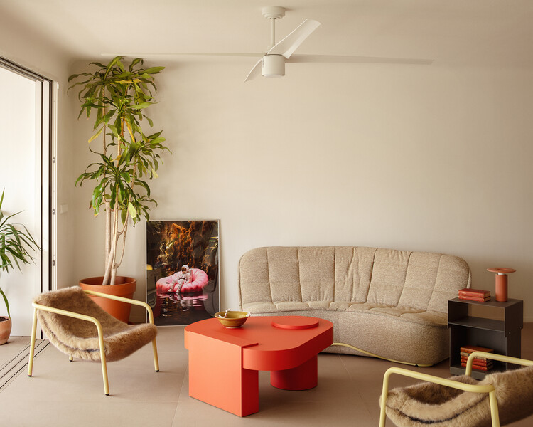 Módulo Hábitat / MEII ESTUDIO - Fotografía interior, Sala de estar, Madera, Sillas