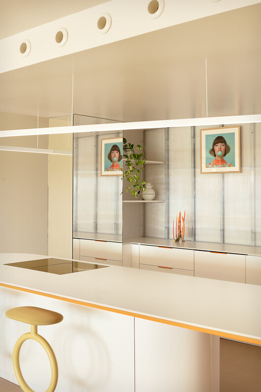 Módulo Hábitat / MEII ESTUDIO - Fotografía interior, Cocina, Madera, Iluminación, Vidrio, Encimera