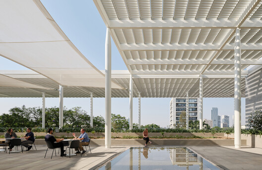 New U.S. Consulate General Guadalajara / Miller Hull Partnership - Interior Photography, Glass, Column