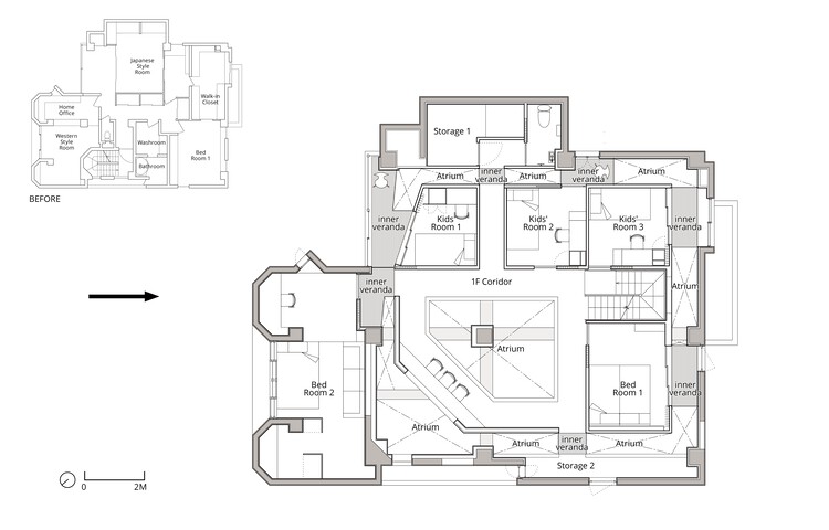 Casa Ninho Flutuante / YŪ Momoeda Architects - Imagem 20 de 23