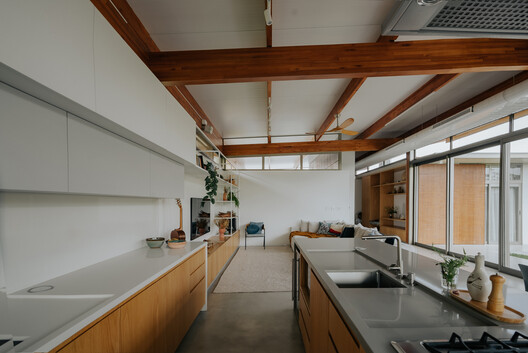 Casa TM / Horizontal Arquitetura e Design - Fotografía interior, Cocina, Madera, Encimera, Fijación Vigas