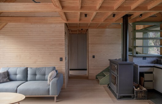 Casa Palenque  / Azimut 180° - Fotografía interior, Sala de estar, Madera, Sillas, Fijación Vigas