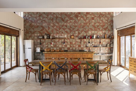 Casa Arajara / Lins Arquitetos Associados - Fotografia de Interiores, Sala de Jantar, Madeira, Mesa, Cadeira