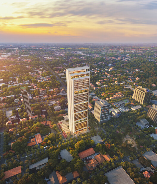 Foster + Partners Designs High-Rise Office Tower for Sudameris Bank in Asunción, Paraguay - Image 2 of 6