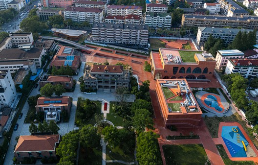 Pabellón del Patrimonio Inmaterial en ShenjiaGarden / Archi-Union Architects + TJAD - Fotografía exterior, Fotografía vista aérea