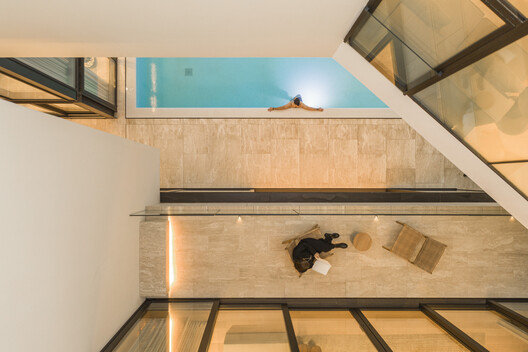 Cleft House / TAEP/AAP - Interior Photography, Wood, Glass