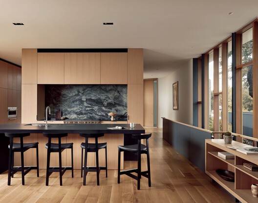 City Park Residence / Alterstudio Architecture - Interior Photography, Kitchen, Wood, Table, Lighting, Chair, Countertop