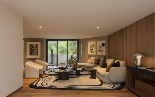 Casa R4 / Manzo de Alba Taller Casa R4 / Manzo de Alba Taller - Fotografía interior, Sala de estar, Madera, Sillones, Iluminación, Sillas