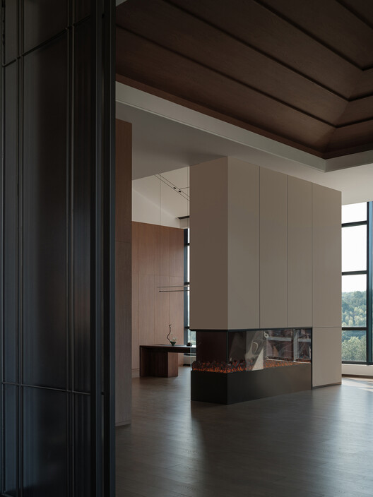 金华上市公司办公楼设计 / UD studio - 室内图, 木头, 玻璃